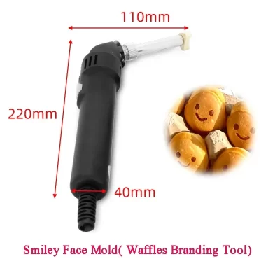 HomeWise Waffles Smiley Face Brander Sorriso Selo Marca Ferramenta Smiley Face Ovo Smiley Face Molde Smiley Face Impressão Ferramenta