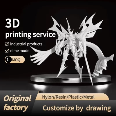 Serviço de impressão 3D personalizado SLM Metal MJF Nylon Fabricação Plástico SLA Resina SLS TPU Alumínio Aço Inoxidável Titânio ABS Peças