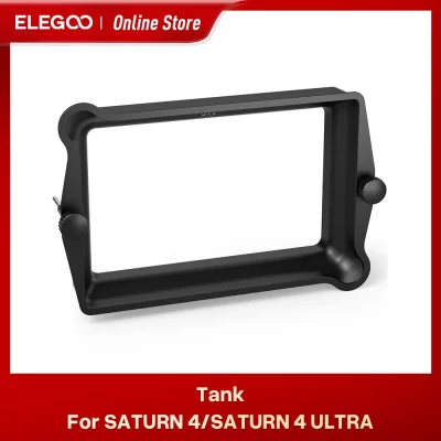 ELEGOO Tanque de resina de metal para impressora 3D SATURN 4 SATURN 4 ULTRA MSLA IVA de resina com forro de liberação ACF pré-instalado