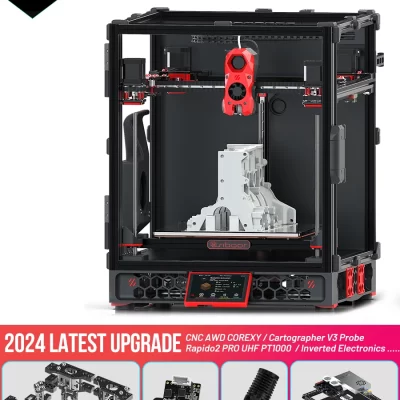 Mais recente SIBOOR Voron Trident [junho, 2024] Estrutura de metal CNC 4AWD CoreXY DIY Impressora 3D Componentes de alta qualidade Kits completos 3D