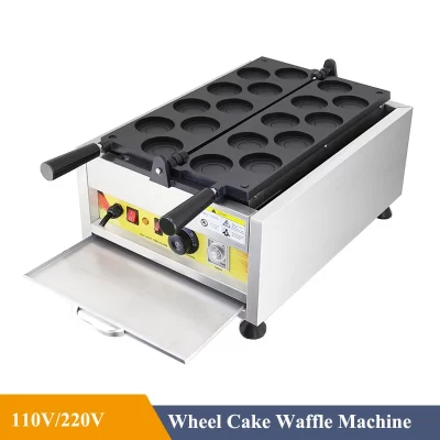 Japonês Quente Pancake Maker Machine, Obanyaki, Imagawayaki, Sanduíche, Feijão Vermelho, Roda, Bolo, Snack Food, Comercial, 18 Buracos