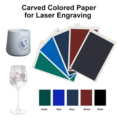 1PCS gravura marcação papel para gravador a laser e máquina de corte Laser gravura ferramentas para cerâmica vidro cerâmica telhas metal