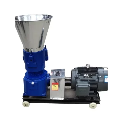 Alta Temperatura Descarga Feed Pellet Machine, Doméstico Pequeno Pelletização, Compostável, Seco e Molhado Duplo Uso