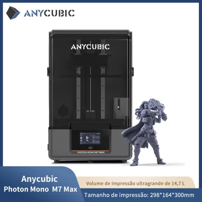 ANYCUBIC Photon Mono M7 Max 14.7L Ultra-Large Print Volume Resina UV 3D Printing Size 298x168x300mm