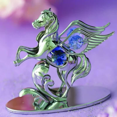 Ornamento dourado do carro do Pegasus, presentes criativos da parte alta, acessórios do carro, presentes imediatamente bem sucedidos