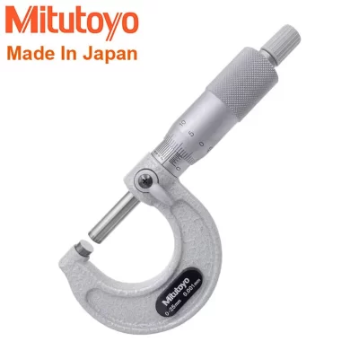 Mitutoyo Micrômetros Externos, Faixa Original 0-25mm, 25-50mm, 103-129, M120-25, 103-130, M120-50, Resolução 0,001mm, Fabricado no Japão