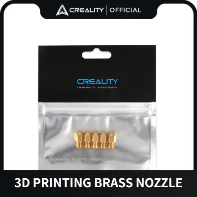 Bico de impressora 3D Creality 0.2/0.3/0.4/0.5/0.6/0.8mm Bicos extrusores Hotend para impressora 3D Ender-3 Série/Ender 5 Série/CR-6 SE