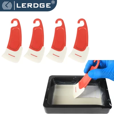 LERDGE-Resina Calha Raspador De Limpeza Do Tanque, Acessórios De Impressora 3D, LCD, DLP, SLA, Cura, Anycubic Photon, Elegoo Tools