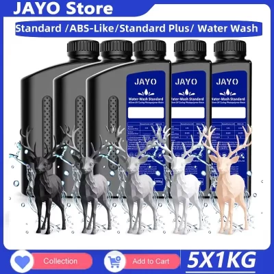 Jayo padrão/abs-como/padrão plus/resina de impressora 3d de lavagem de água 395 a 405nm cura uv impressão 3d resina de fotopolímero líquido