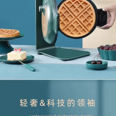220v dianzhuo comercial máquina de waffle suporte cafeteria alemã reddot design profissional máquina panqueca ad