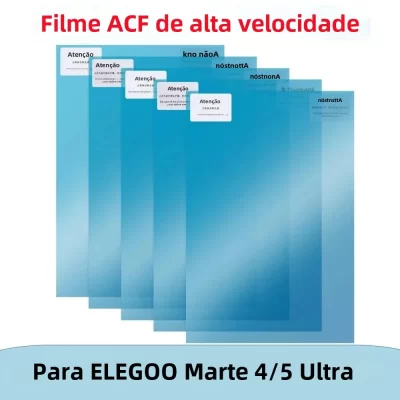 Filme acf de 7 tamanhos, 5 peças 235x160mm para elegoo mars 4 ultra mars 5 ultra 0.3mm resina uv impressoras 3d filmes de liberação folha acf lcd sla