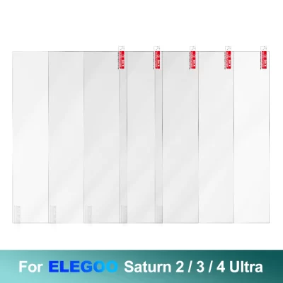 Protetor de Tela para Elegoo, Saturn 3, Saturn 4, Saturn 2, Saturn 8K, Sonic Mighty 8K, 3D Printer Acessório, 10.1 ", 5pcs
