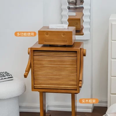 Armário lateral retro robô, Apartamento pequeno simples, Armazenamento criativo