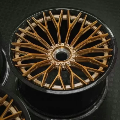 Rodas de carro de passageiros forjadas em fibra de carbono jantes profundos de vários raios 19 20 22 polegadas 5X112 5x120