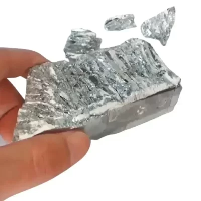 Fundição de metal em bloco de zinco personalizado de 1 kg para arte e artesanato