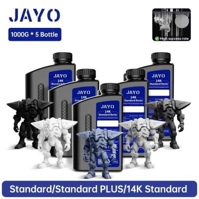 Jayo resina de impressora 3d padrão plus/14k padrão/padrão 395-405nm fotopolímero de cura uv resina rápida para impressora 3d lcd/dlp