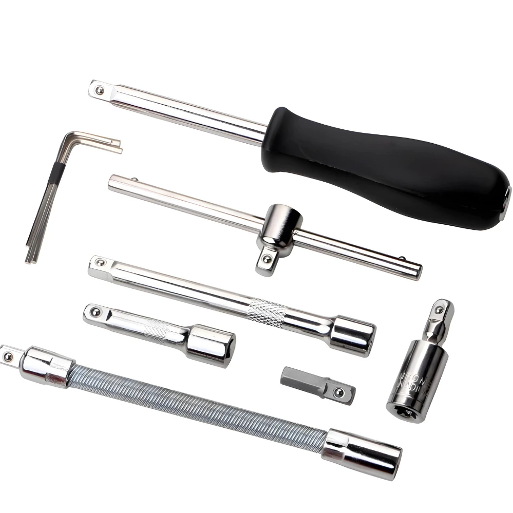 Kit De Ferramentas 46 Peças Chave Catraca Reversível Com Maleta Jogo de Soquete Para Manutenção E Reparo - Image 3