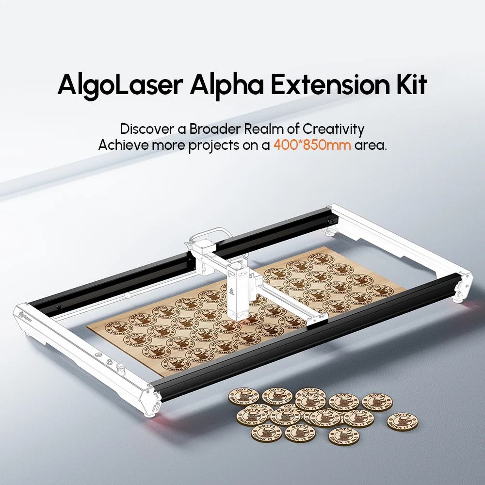 AlgoLaser Extension Kit For Longer Laser Engraver Y-axis Expansion Kit Suitablr For DIY KIT Alpha MK2 Laser Cutter and Engraver - Image 3
