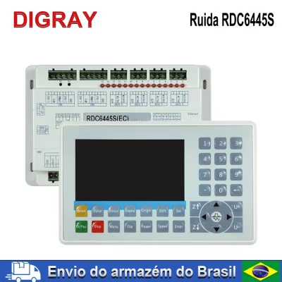 DIGRAY Ruida RDC6445G CO2 Placa-mãe de cartão de controle a laser para sistema de controle de máquina de corte a laser CNC RDC6445S