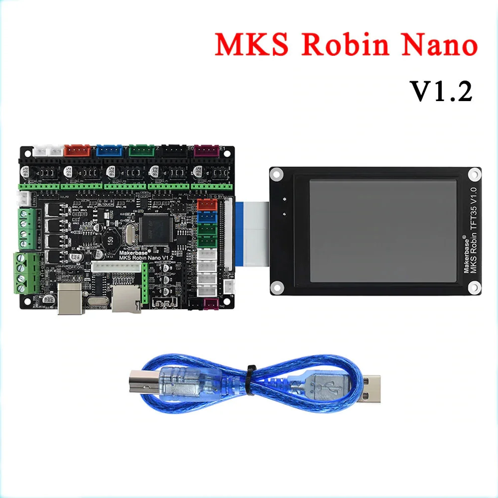 Makerbase placa-mãe mks robin nano v3 placa de controle impressora 3d kit controlador 32 bits ts35 tela toque robin nano v1.2 - Image 3