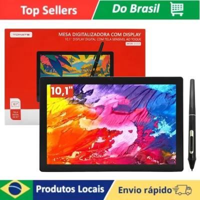 10,1 Digitizer Table With IPS LCD Display High Resolution with Passive Pen