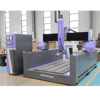 Portal CNC 5 EIXOS,  Fresadora CNC de 5 eixos e 4 eixos para fabricação de moldes de MDF de madeira de poliestireno