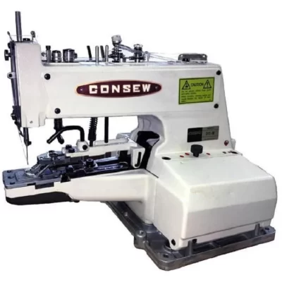 Máquina de costura e bordado resistente ConsewS 241-1K/1TK com mesa Suporte personalizado OEM de alta qualidade