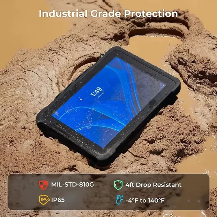 Windows 11 Pro Rugged Tablet 10.1 inch 8GB+128GB Sunlight Readable 4G ...