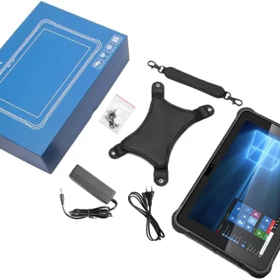 10.1 inch Windows 11 Pro Rugged Tablet RAM/ROM 8GB+256GB,Industrial Tablet PC with 1D/2D Scanner and Docking Station