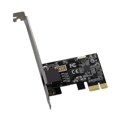 PCI Express Network Card 10/100/1000Mbps RJ45 Gigabit Ethernet for PC Compatible with Windows and Linux