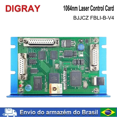 DIY JJJCZ Controlador a laser, cartão original, FBLI-B-LV4, Ezcad2 para IPG Raycus JPT MAX Máquina de marcação fibra