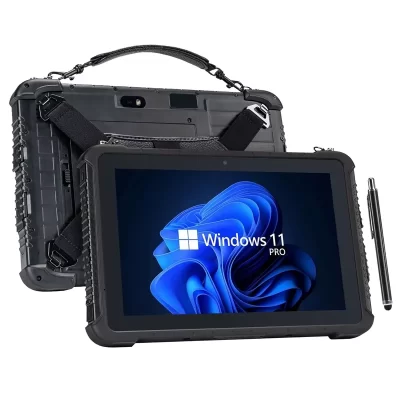 10.1 inch Windows 11 Pro Rugged Tablet 8GB+128GB Sunlight Readable 4G LTE GPS Heavy Duty Industrial Outdoor Work Tablet PC