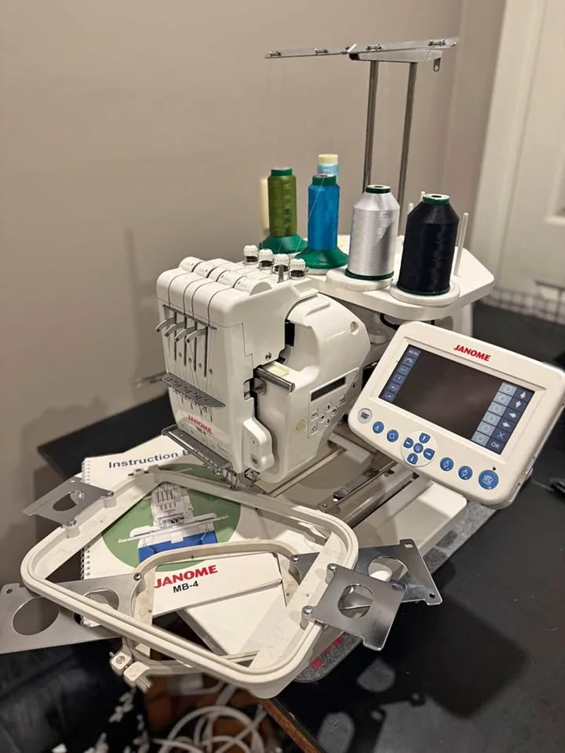 MB-4S 4-Máquina De Bordar De Agulha, Original Com Garantia, Oferta De Desconto Certificado