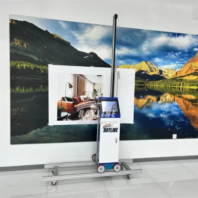 Nova impressora de parede ai 4k, controle de celular, divisão automática/posicionamento de imagens, comprimento/largura ilimitada, máquina de impressão de parede
