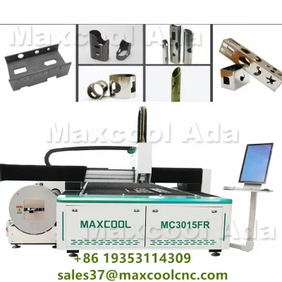 Industrial Laser Equipment 1530 Metal Plate Tube Pipe CNC Fiber Laser Cutting Machine 1000w 2000w With Rotary Axis