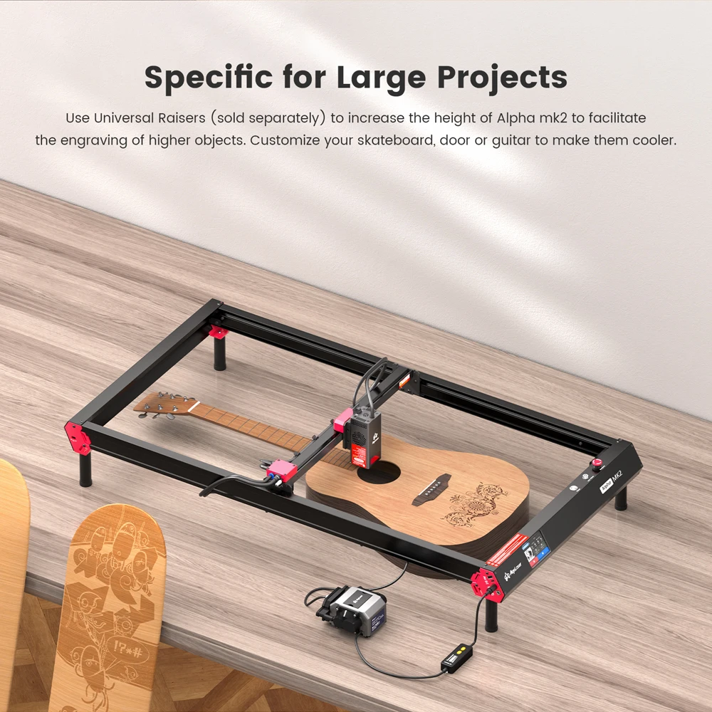AlgoLaser Extension Kit For Longer Laser Engraver Y-axis Expansion Kit Suitablr For DIY KIT Alpha MK2 Laser Cutter and Engraver - Image 6