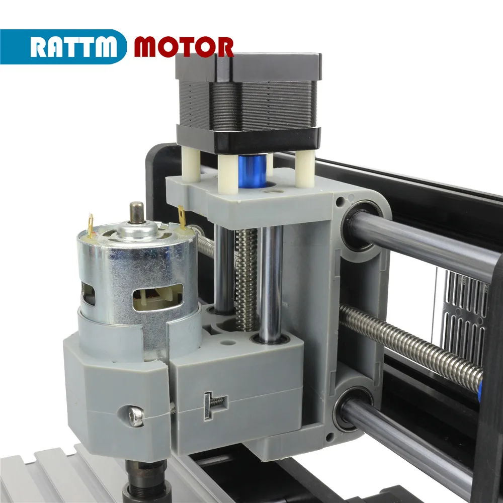 RATTM 1610 Pro Mini Fresadora CNC Atualização GRBL DIY Máquina de Gravação a Laser de 3 Eixos Mesa de Roteador CNC para Cortador de Madeira PCB - Image 5