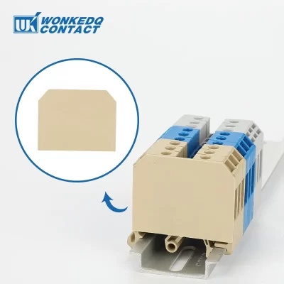 10Pcs AP2.5 Partition Plate Accessories For SAK 2.5 Terminal Block Barrier SAK 2.5EN Connector AP2.5 Direct Mounting End Cover