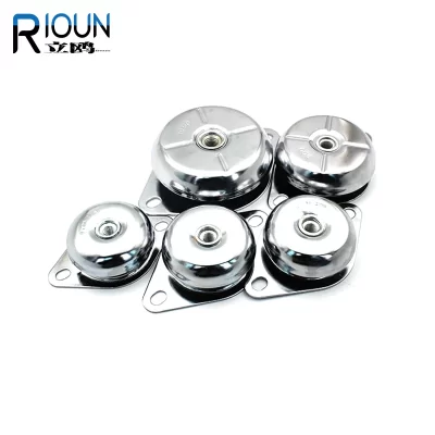 Bomba de água Compressor de ar Shockproof Mat Gerador Diesel, Shell de ferro, Tipo tigela almofada de amortecimento, Almofada do pé, 60kg-500kg