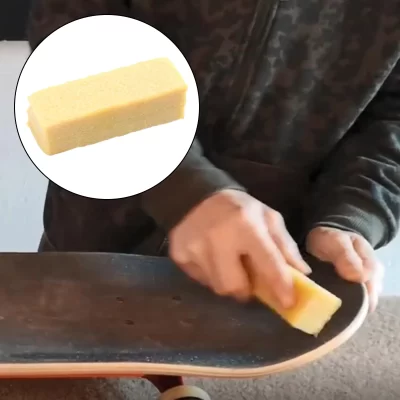 Vara de limpeza áspera para discos de lixamento, cintos de papel de areia, fita de borracha para remoção de detritos de skate e remoção de sujeira e resíduos