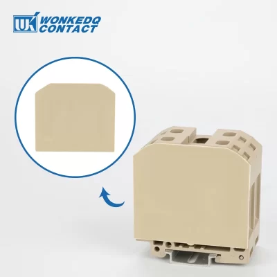 10Pcs AP70 End Barrier Plate For SAK70EN SAK 70mm² DIN Rail Terminal Block Wire Connector Accessories End Cover AP 70