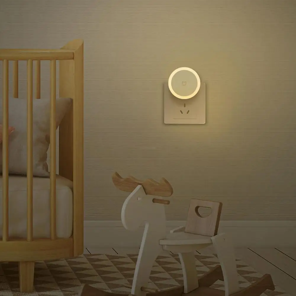 Xiaomi-Mijia Sensor de luz noturna LED inteligente, modo de toque, lâmpada para casa, corredor, quarto, corredor CA, plugue 220V - Image 5