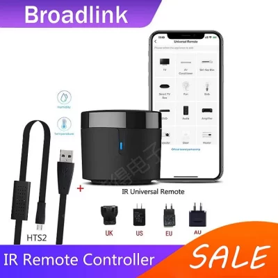 Broadlink RM4 MINI IR Controle Remoto Ar Condicionado TV Set-top Box Sensor de Temperatura e Umidade HTS2 com Alexa