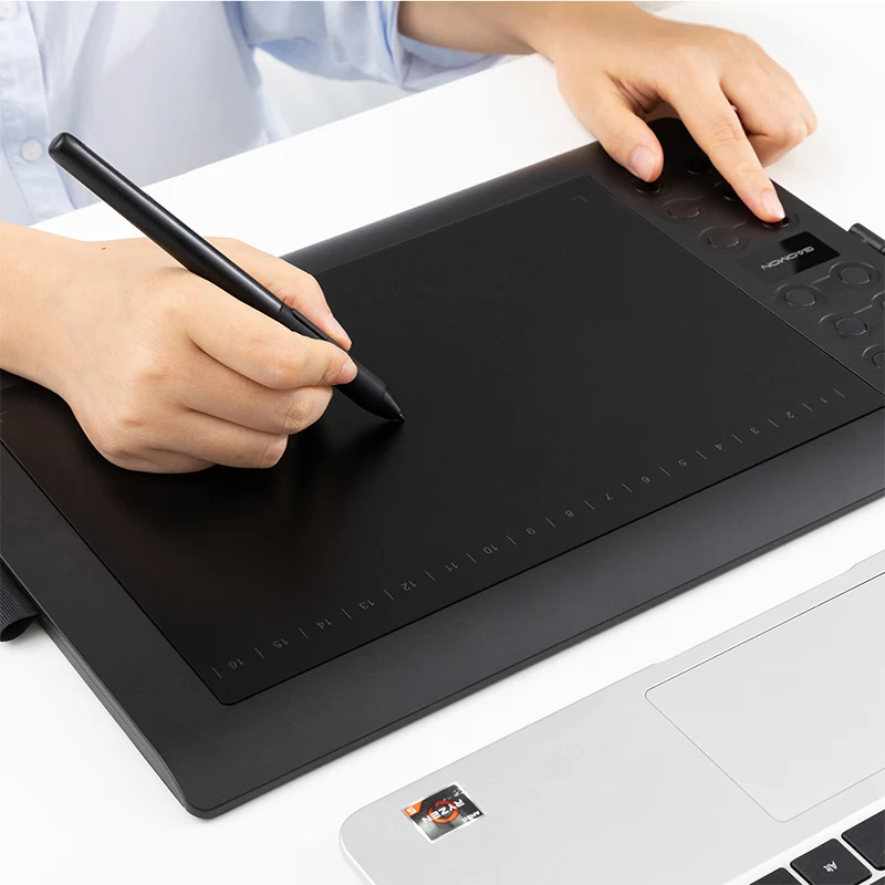 GAOMON M106K PRO 10'' Graphics Drawing Tablet with 8192 Levels Tilt Supported Battery-free Art Stylus for Windows/Mac/Android OS - Image 5