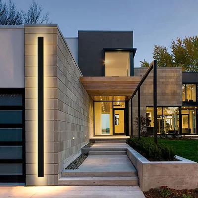 Led luz de parede ao ar livre moderna à prova dip65 água ip65 villa varanda jardim pátio exterio lâmpada parede à prova chuva na frente da porta da garagem lâmpada