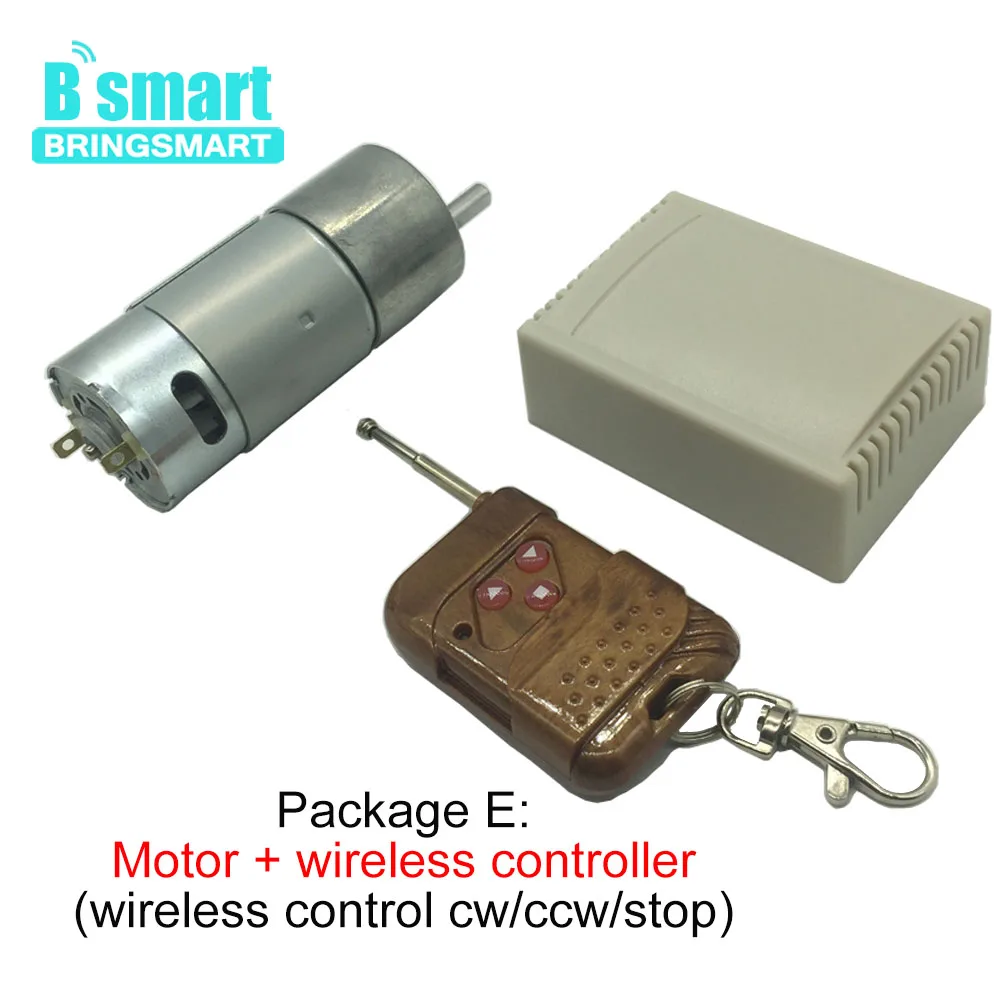 Bringsmart 37GB555 Motor Elétrico de Alto Torque Baixa Velocidade DC 12V 24V Invertido Alto Torque 6-800RPM Robô de Motor de Engrenagem Personalizado - Image 4