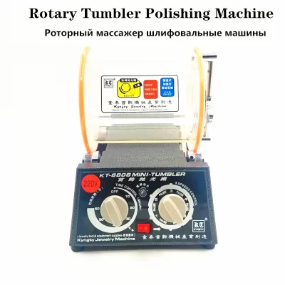 Máquina de polimento de tambor de 3kg, copo rotativo de joias, mini copo rotativo, máquina de polimento, polidor de joias