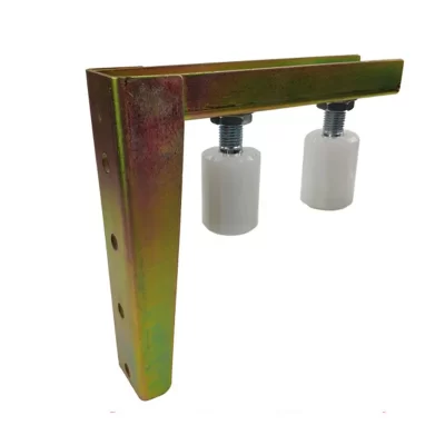 Suporte de rolo de nylon para guia superior de portão deslizante, suporte de rolo guia superior de portão, roda de nylon guia superior de porta. acessórios de portão.