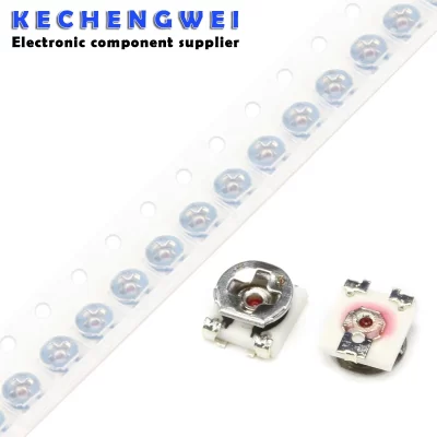 20 peças 3*3 potenciômetro de resistência Trimmer Trimpot SMD 3X3 resistor variável ajustável 100 500 1K 2K 5K 10K 20K 50K 100K 1M ohm