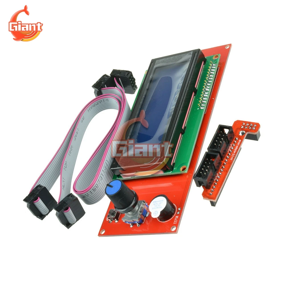 Anet a8 2004 display lcd peças de impressora 3d reprap adaptador inteligente controlador rampas reprap 1.4 1.6 mega2560 placa 2004lcd controlador - Image 5